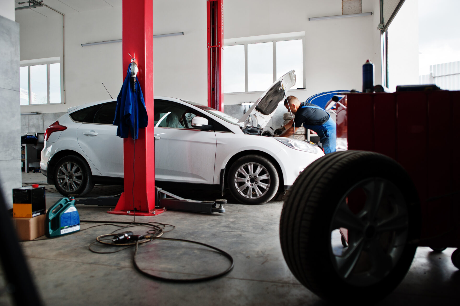Car repair and maintenance theme