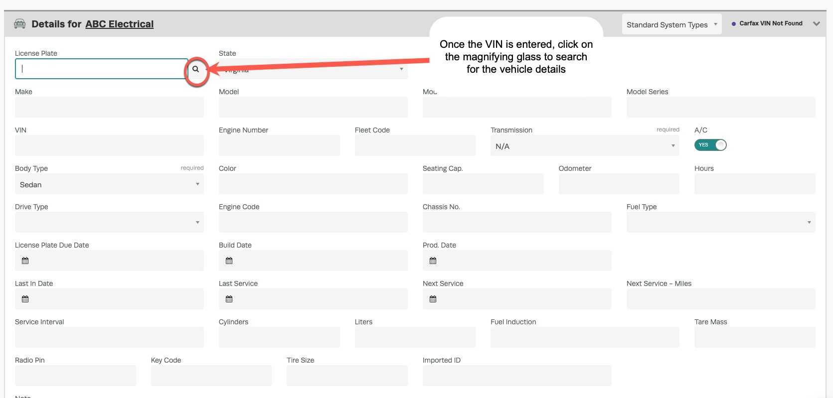 Workshop Software carfax vin lookup step 2 of 4
