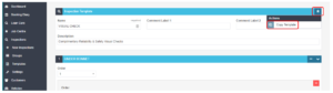 Click on star icon and select copy template