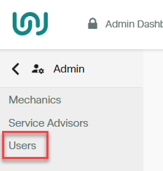 Workshop Software give/limit user access to the sales dashboard step 2 of 6