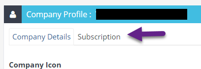 Workshop Software clearing trial data showing subscription tab