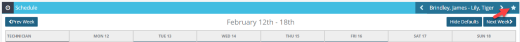 Workshop Software screen showing go to, settings > schedule > press on the action star top right-hand corner” width=”1024″ height=”84″>

2. Select Set Unavailable Times

<img loading=
