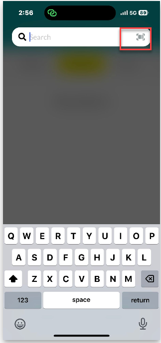 Workshop Software barcode scanner on the mobile app showing product name, or tap the barcode icon on the right side of the...