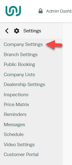 Workshop Software xero tracking categories showing company settings