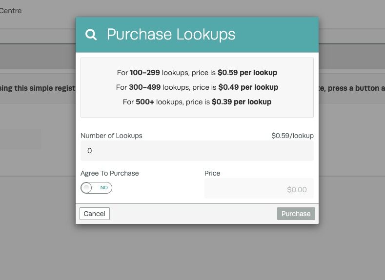 Workshop Software screen showing the picture is a representation of the australian pricing, whatever pricing i...