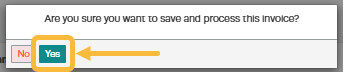 Workshop Software screen showing then press ' save ' on the invoice, followed by ' process '