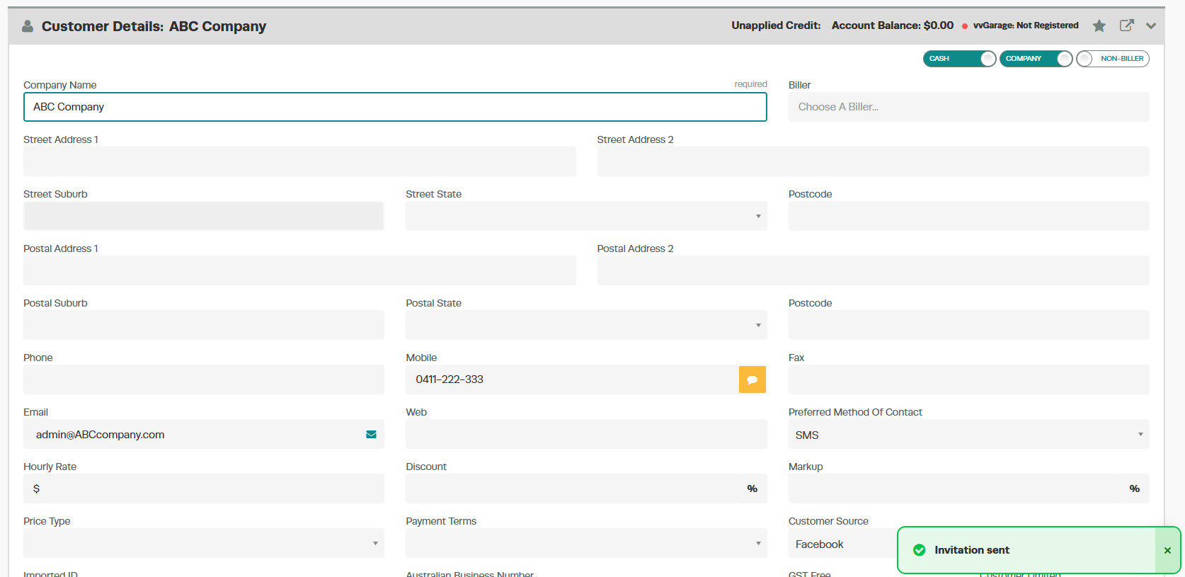 Workshop Software screen showing regardless of the method you select, you will receive a confirmation that the...
