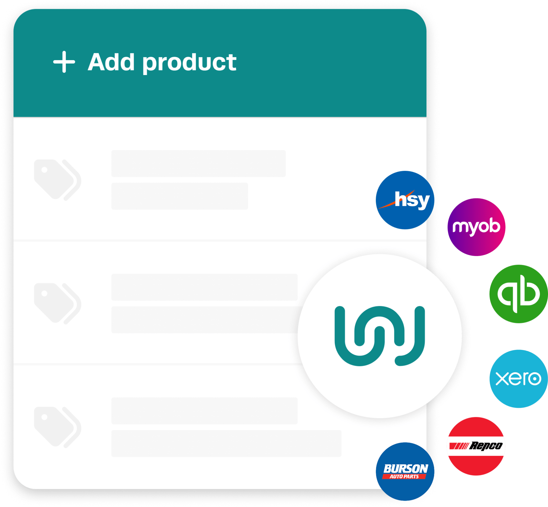 Workshop Software integration partners including Xero, QuickBooks, Stripe and other tools
