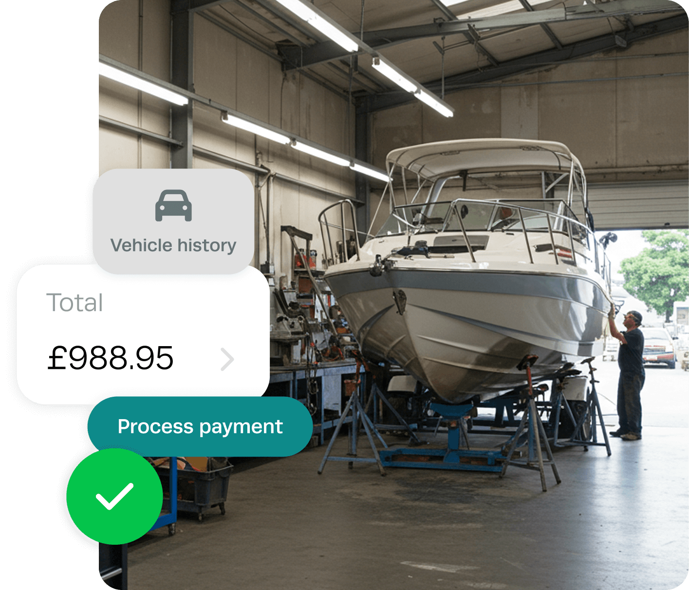 Workshop Software marine maintenance job card and scheduling dashboard