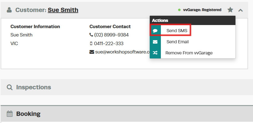 Workshop Software two-way SMS interface — step 7