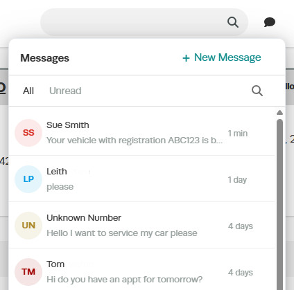 Workshop Software two-way SMS interface — step 10